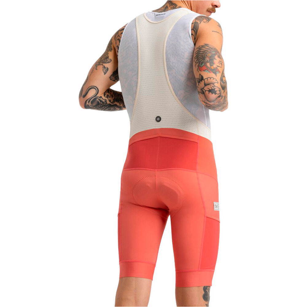 Siroko culotte corto hombre Rugged Tile vista trasera