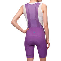 Siroko culotte corto mujer BX-W Neon Riders Purple vista trasera