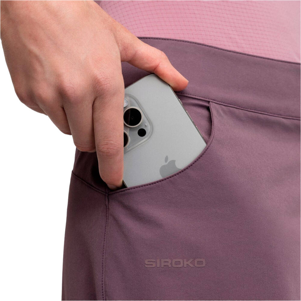 Siroko culotte corto mujer Turf Purple 03