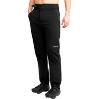 Siroko culotte largo hombre MTB Drivetrain Black vista frontal