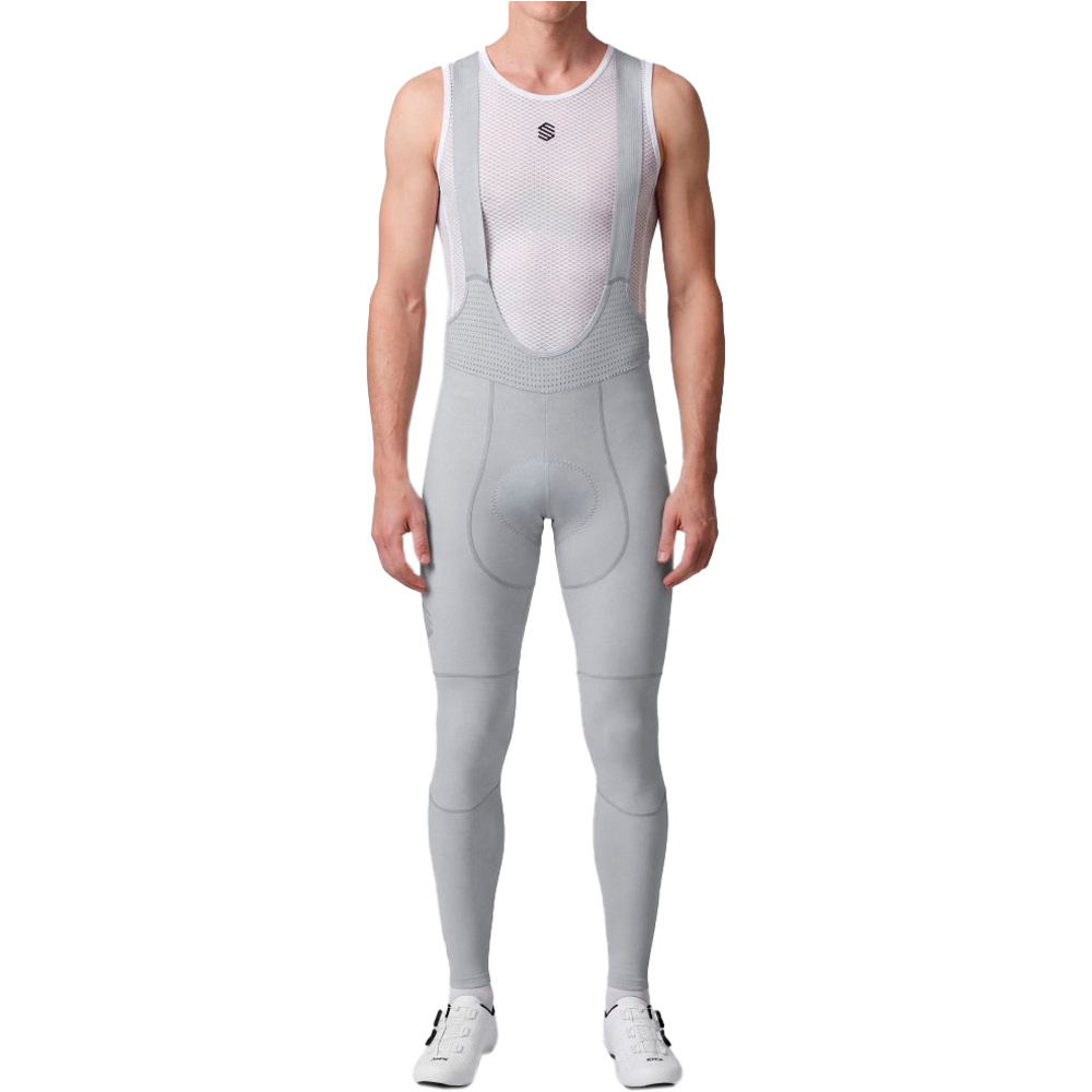 Siroko culotte largo hombre SRX Supreme Gray vista frontal