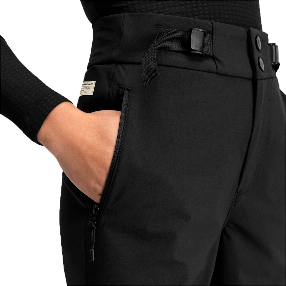 Siroko culotte largo mujer Jeju vista detalle