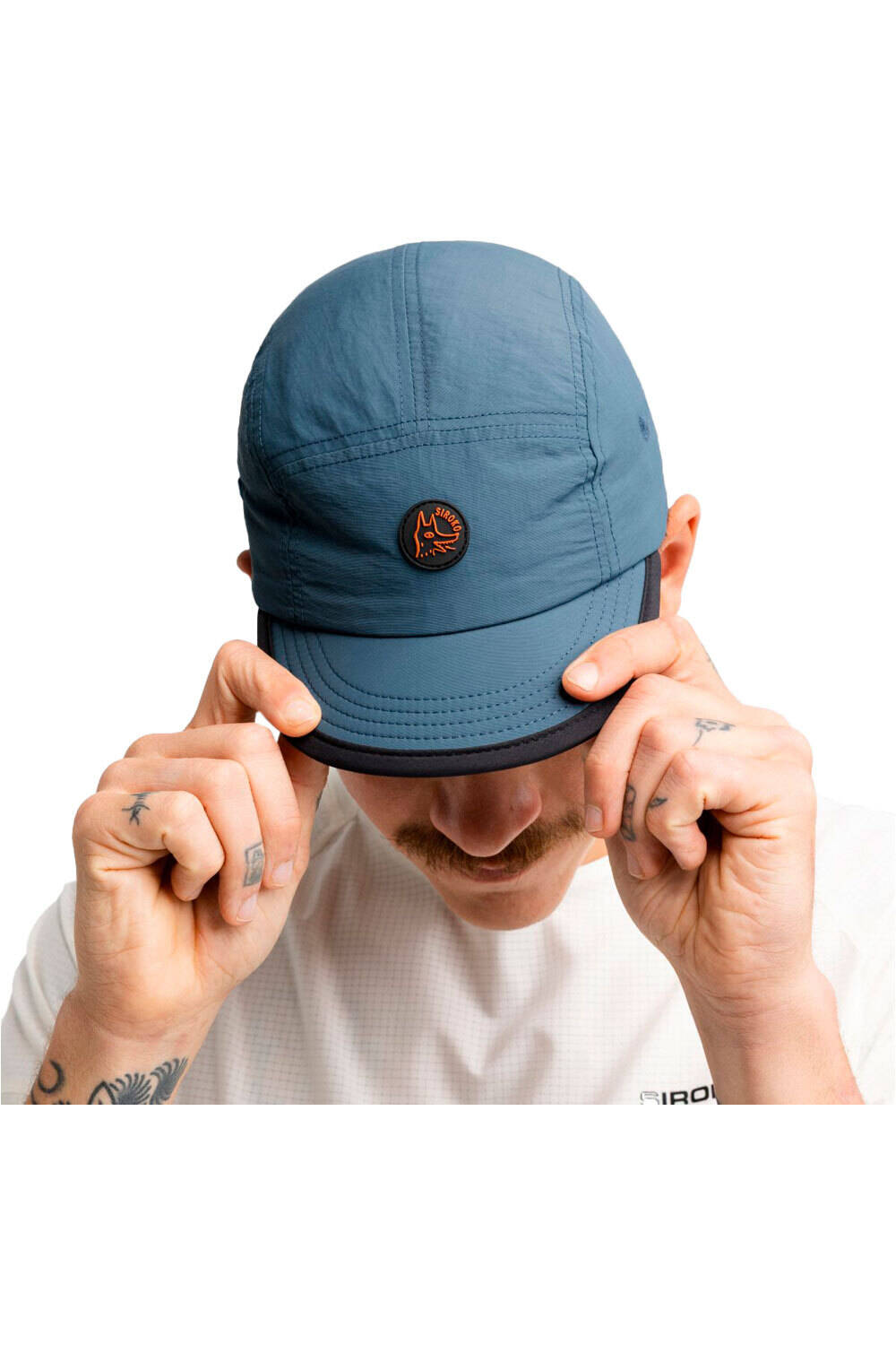 Siroko gorras ciclismo Globe-trot vista frontal