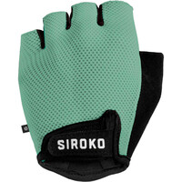 Siroko guantes cortos ciclismo Aero vista detalle