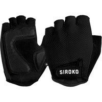 Siroko guantes cortos ciclismo Aero vista frontal