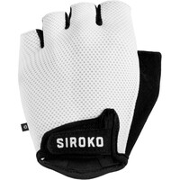 Siroko guantes cortos ciclismo Aero vista trasera