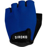 Siroko guantes cortos ciclismo Aero vista trasera