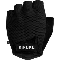 Siroko guantes cortos ciclismo Aero vista trasera