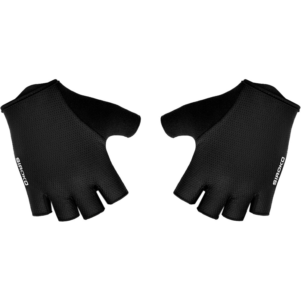 Siroko guantes cortos ciclismo Core Cacti black 03