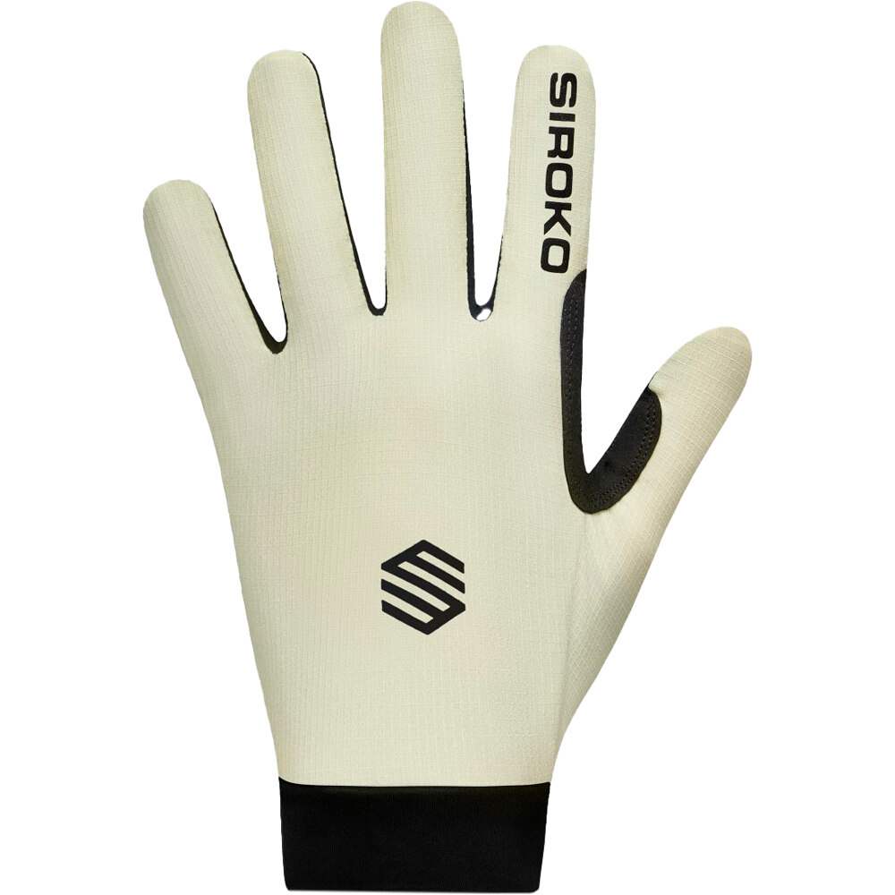 Siroko guantes largos ciclismo MTB Moab Matcha vista trasera