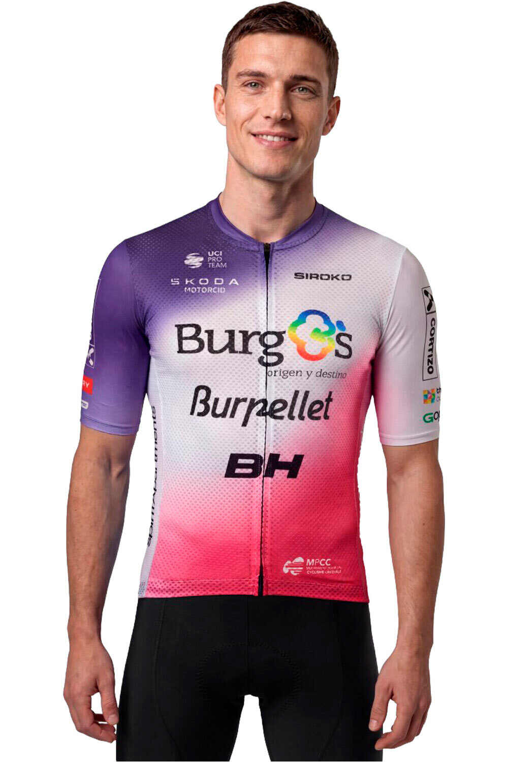 Siroko maillot manga corta hombre BBBH 26 Burgos vista frontal