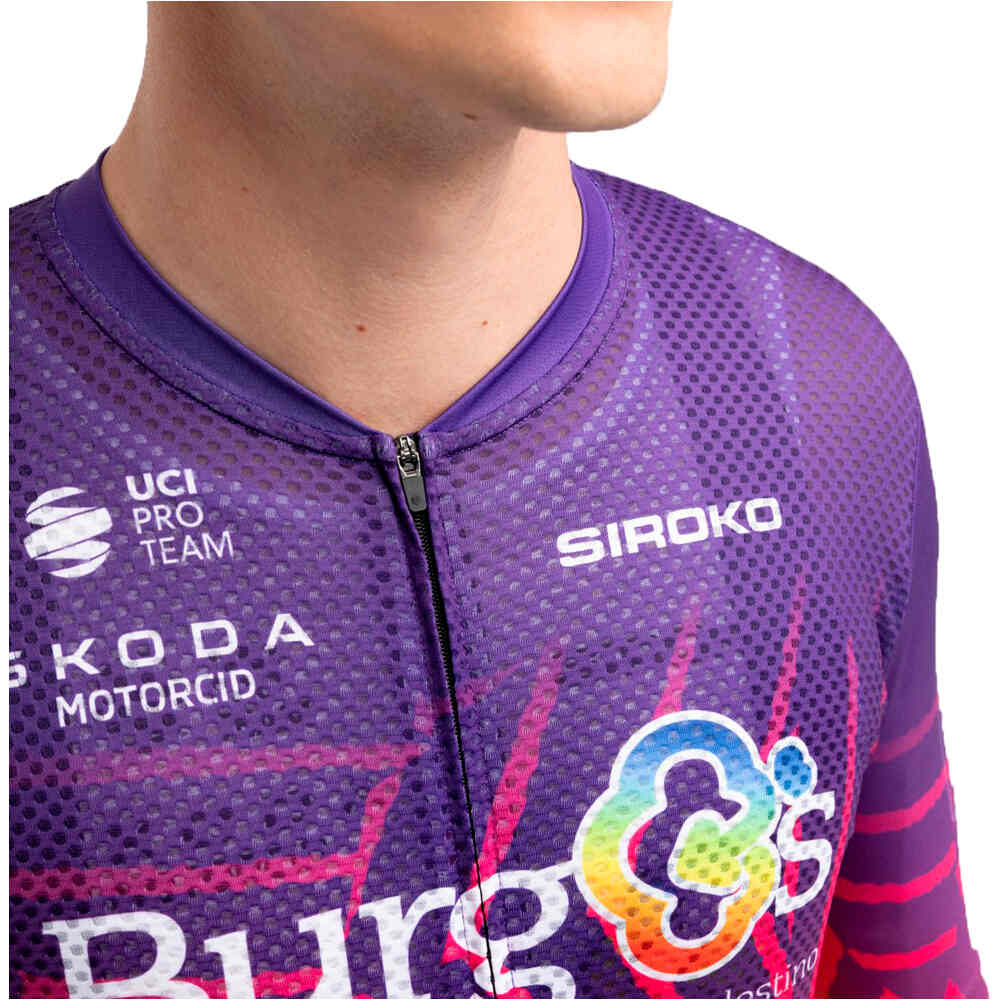 Siroko maillot manga corta hombre BBBH Burgos SS vista detalle