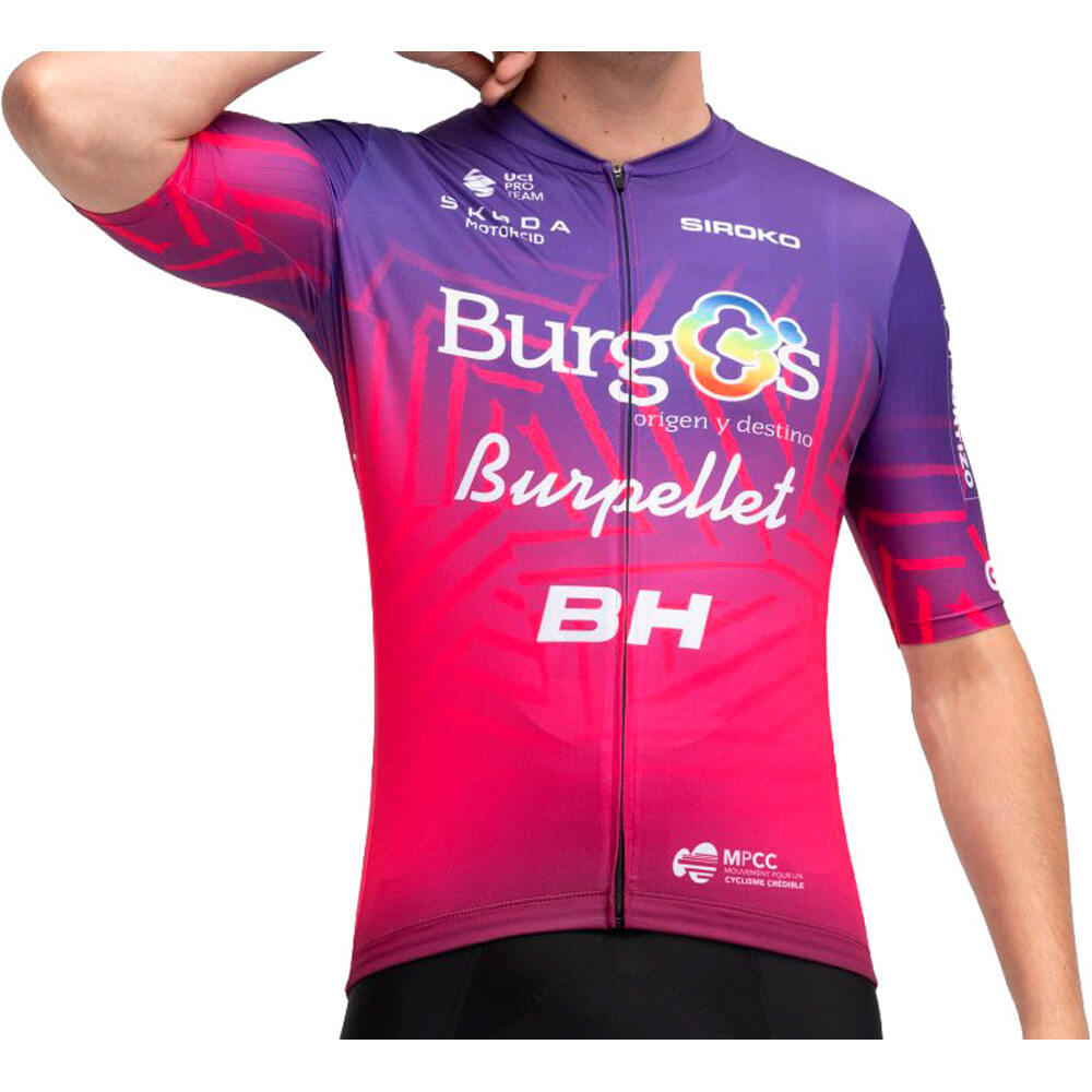 Siroko maillot manga corta hombre BBBH Burgos vista frontal