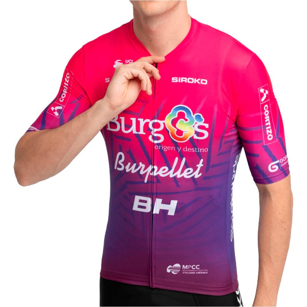 Siroko maillot manga corta hombre BBBH Burgos vista frontal