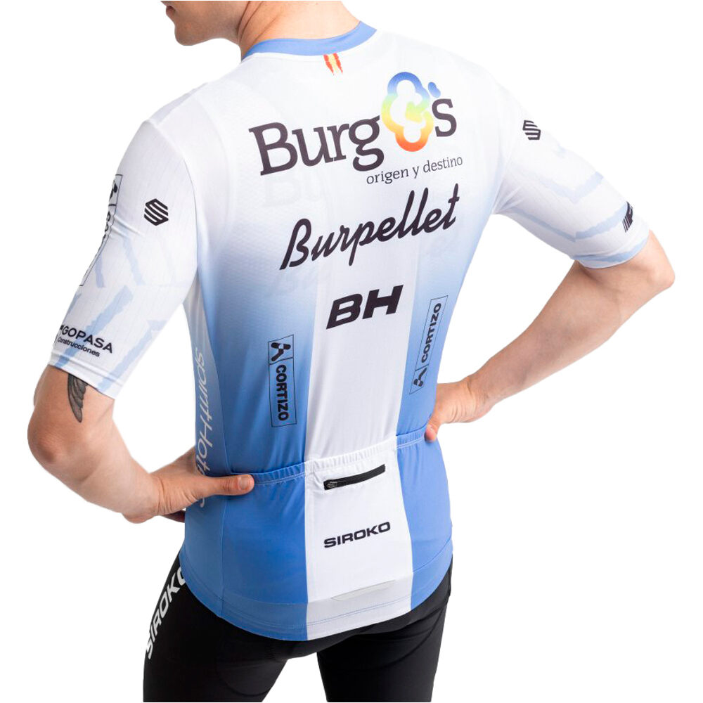 Siroko maillot manga corta hombre BBBH Campeon Guatemala vista trasera