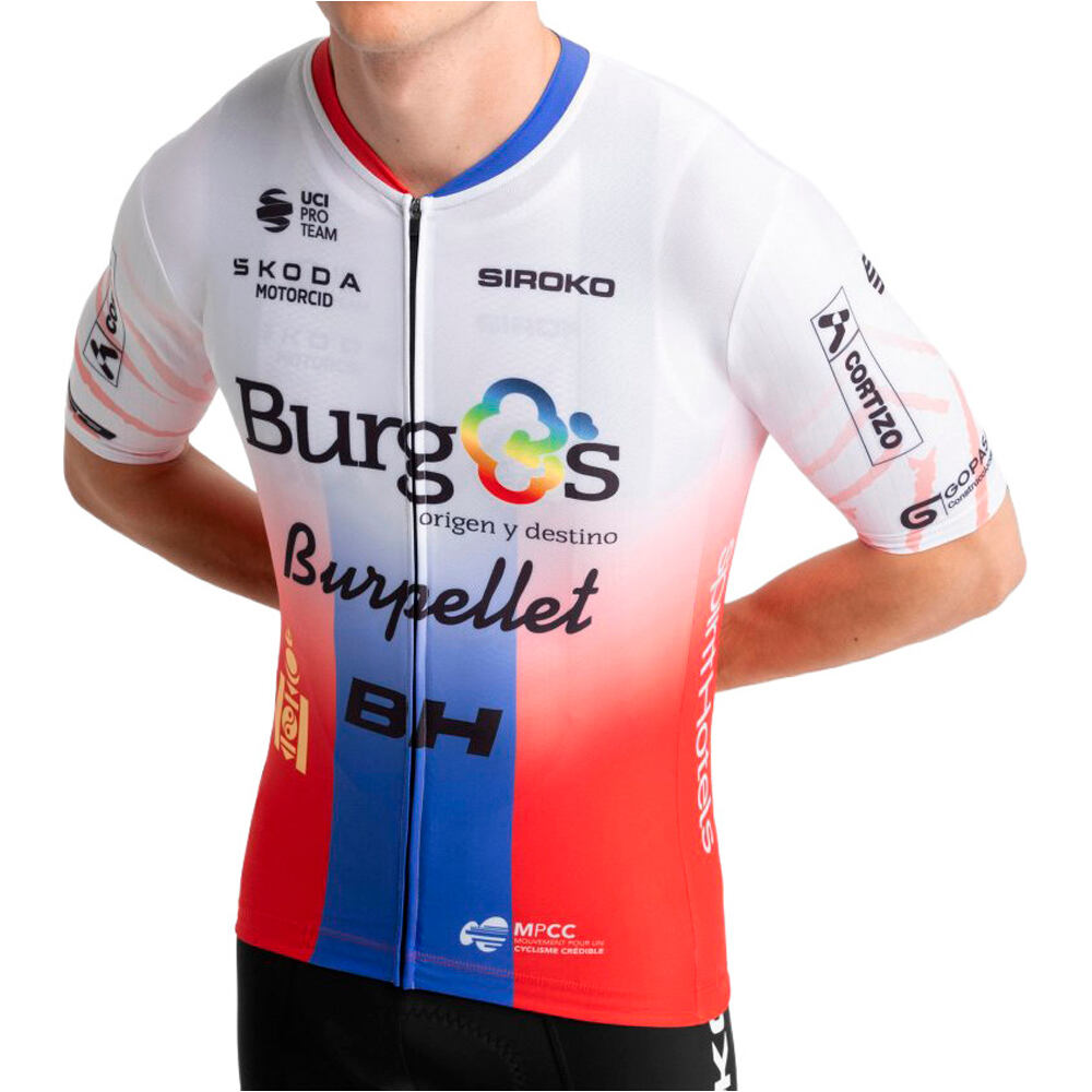 Siroko maillot manga corta hombre BBBH Campeon Mongolia vista frontal