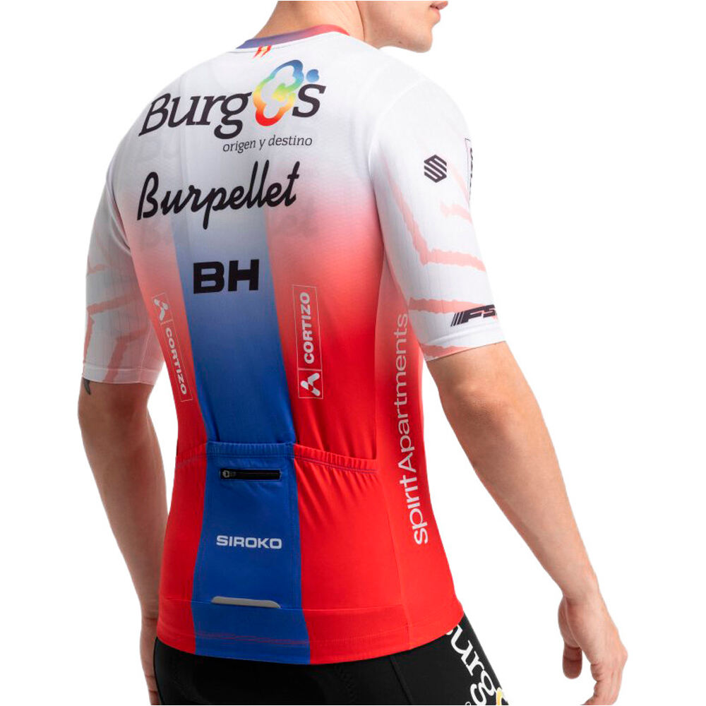 Siroko maillot manga corta hombre BBBH Campeon Mongolia vista trasera