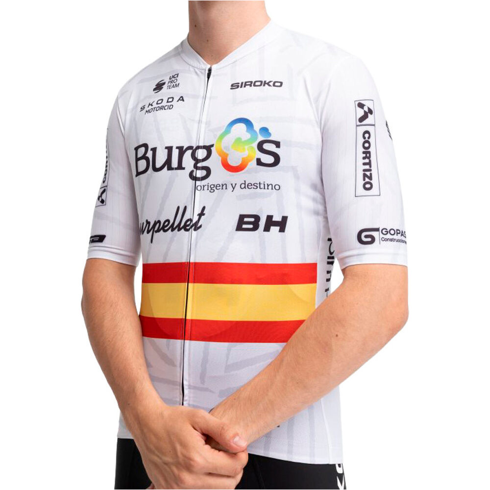 Siroko maillot manga corta hombre BBBH Campeon Spain vista frontal