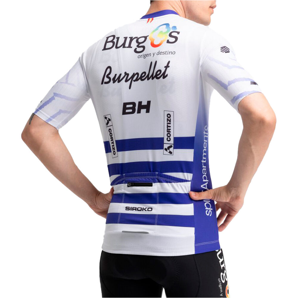 Siroko maillot manga corta hombre BBBH Campeon Uruguay vista trasera