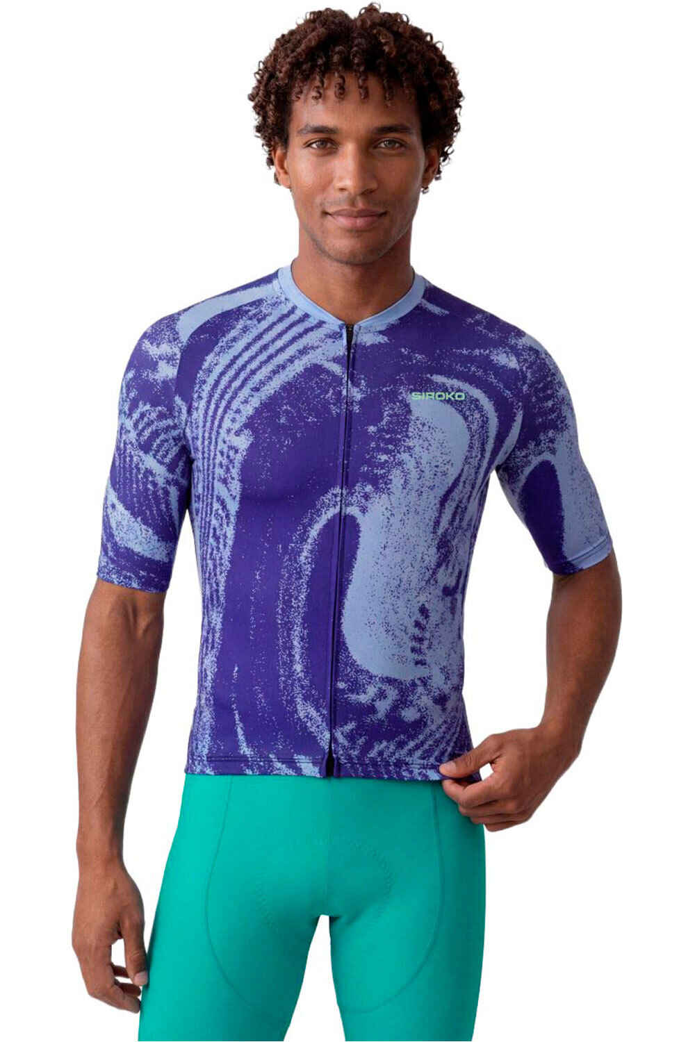 Siroko maillot manga corta hombre Bio NRC vista frontal
