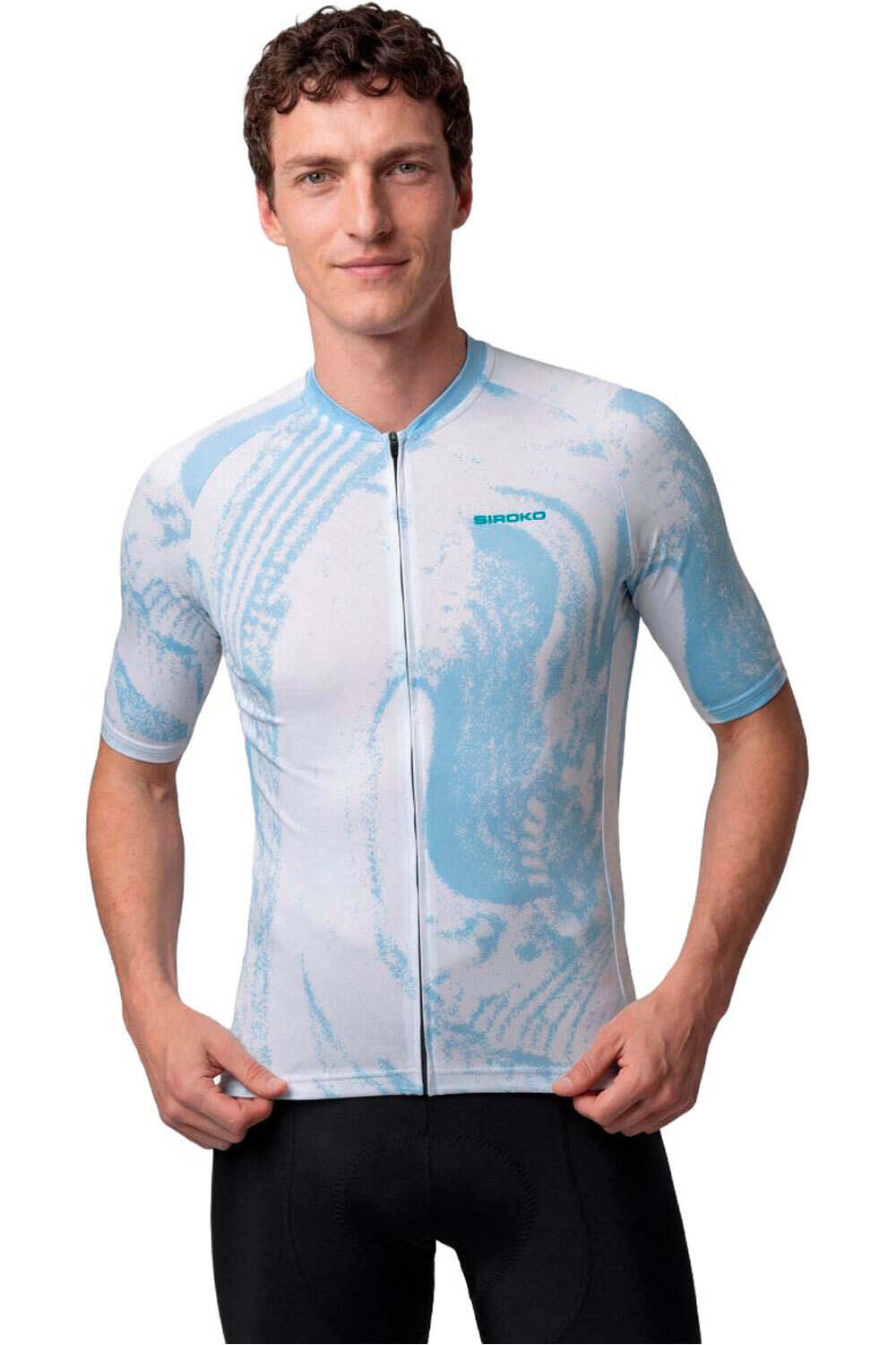 Siroko maillot manga corta hombre Bio NRC vista frontal