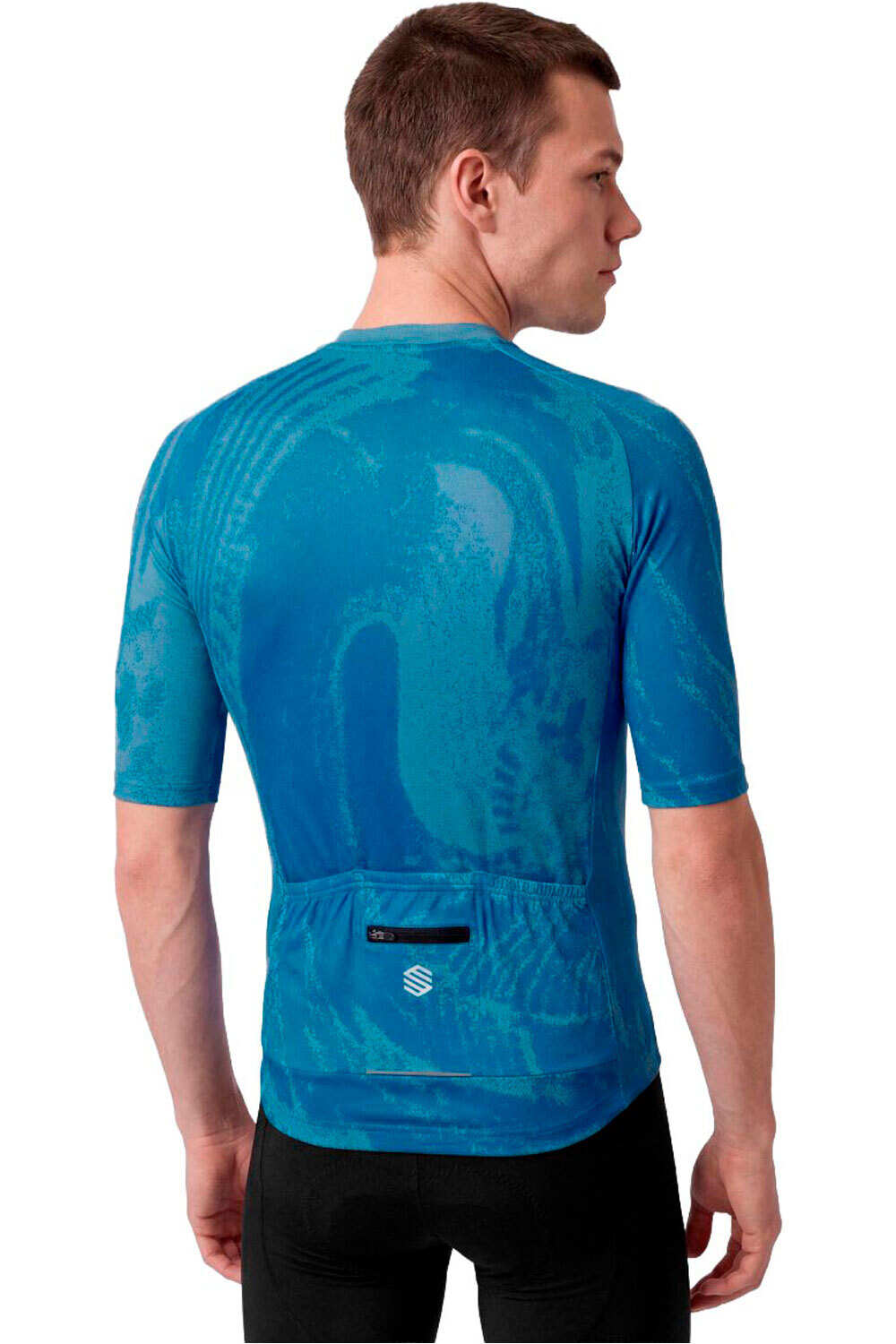 Siroko maillot manga corta hombre Bio NRC vista trasera