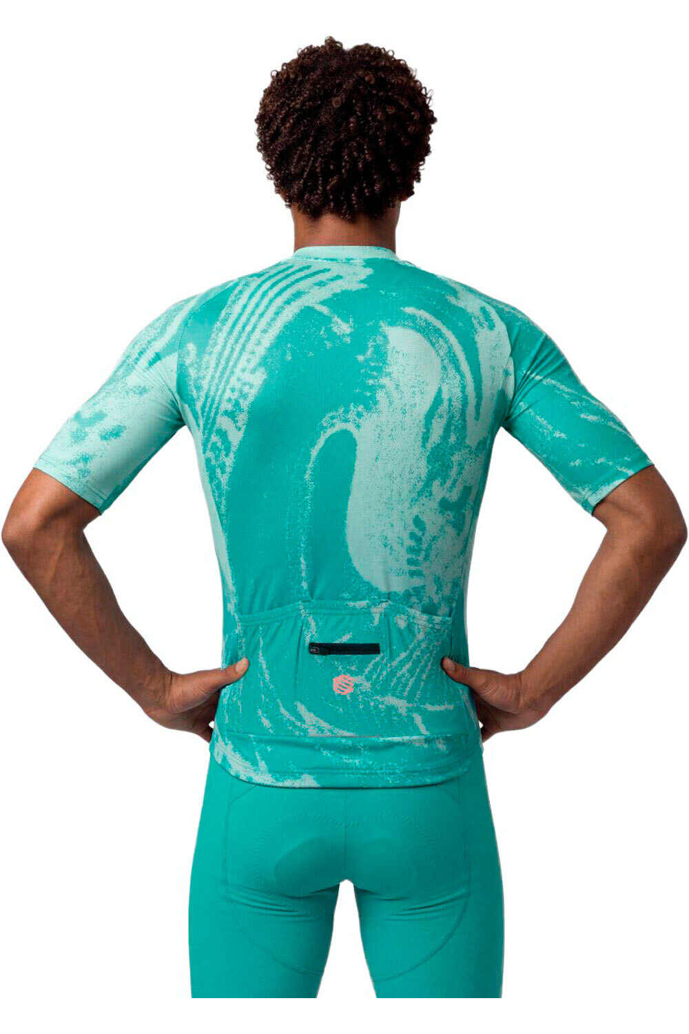 Siroko maillot manga corta hombre Bio NRC vista trasera