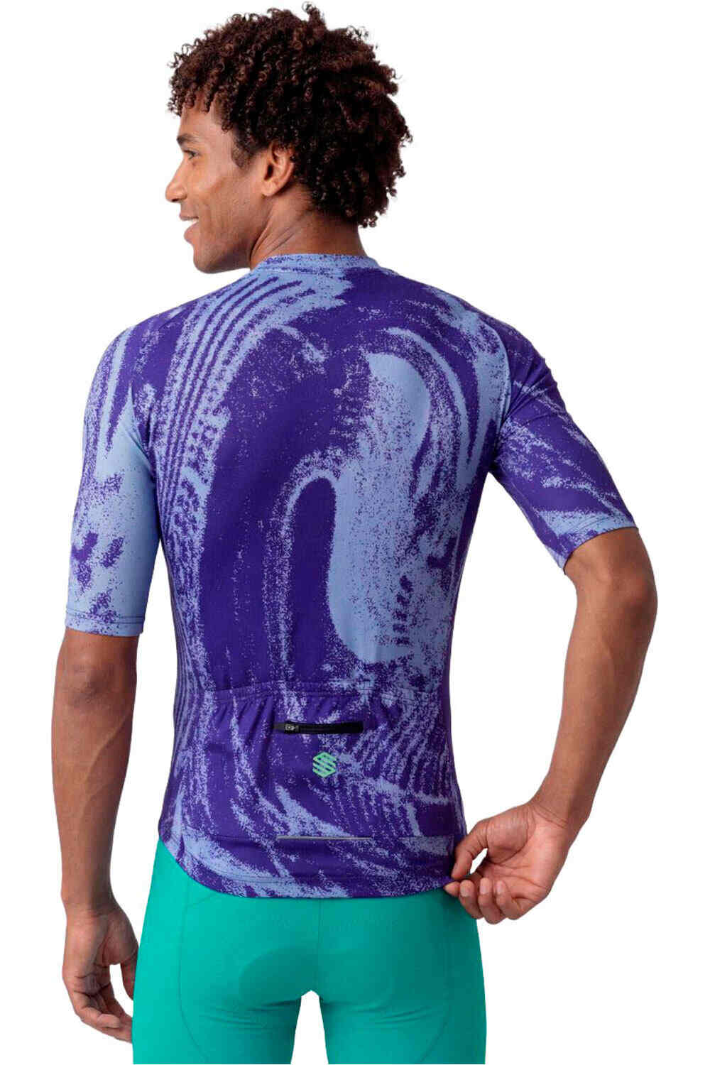 Siroko maillot manga corta hombre Bio NRC vista trasera