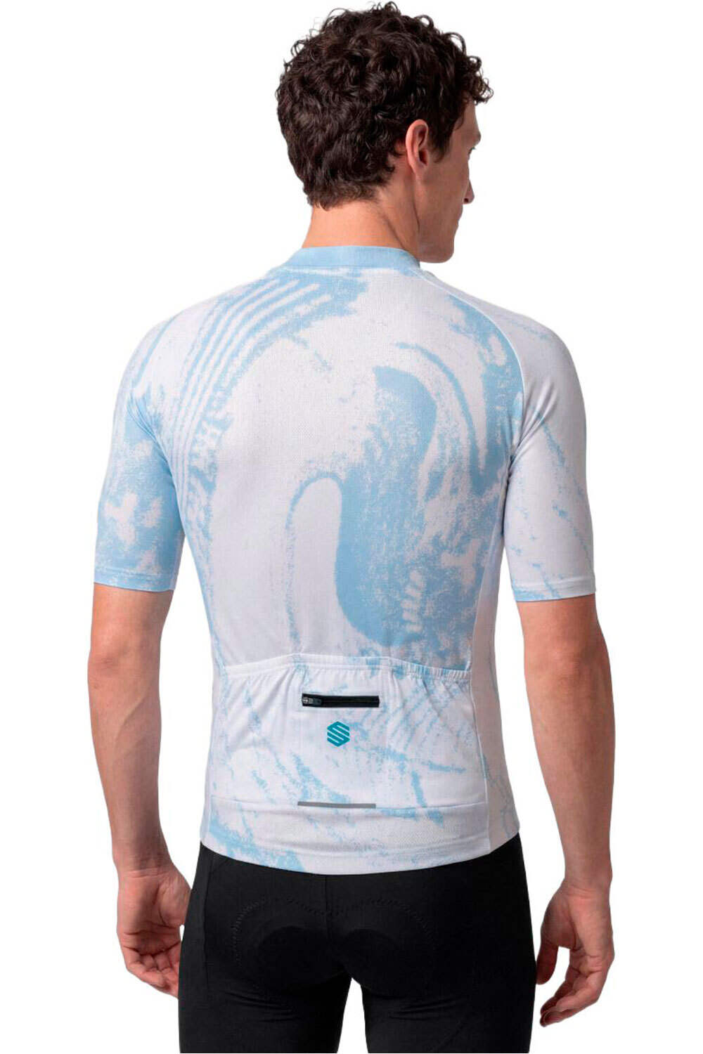 Siroko maillot manga corta hombre Bio NRC vista trasera