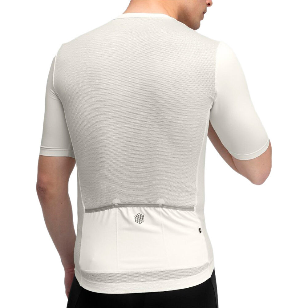 Siroko maillot manga corta hombre Core Rim Drive vista trasera
