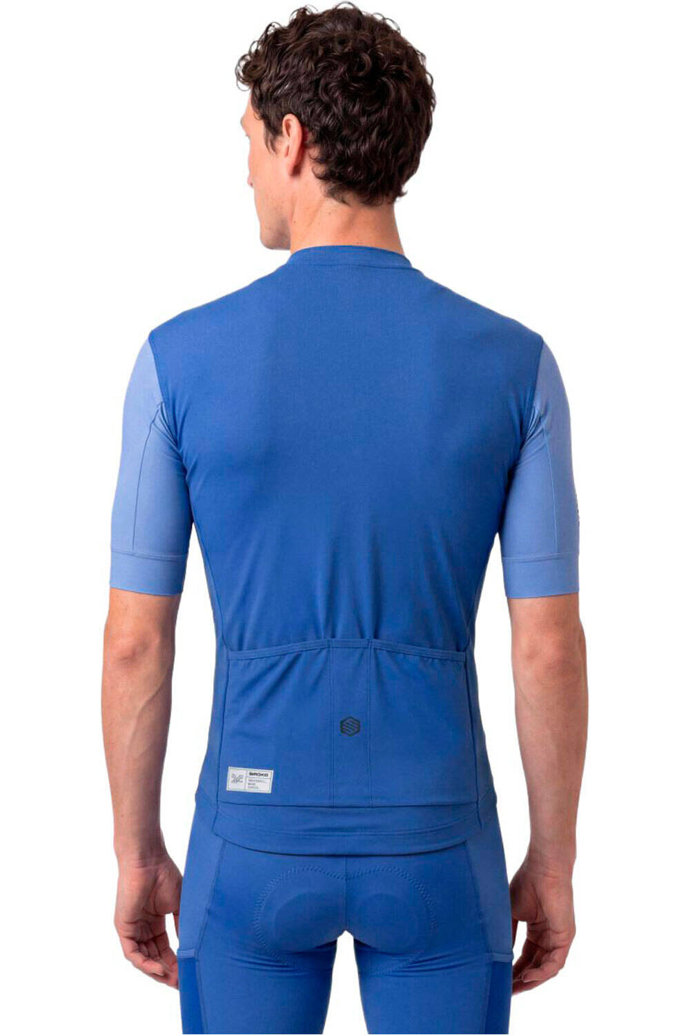 Siroko maillot manga corta hombre GM2 Golden Pedals vista trasera