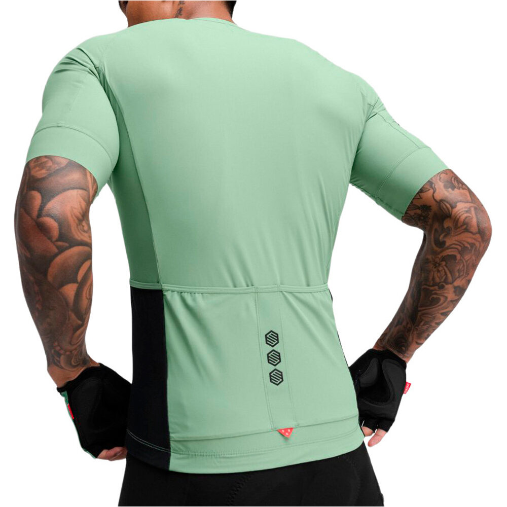 Siroko maillot manga corta hombre GM2 Wilder vista trasera
