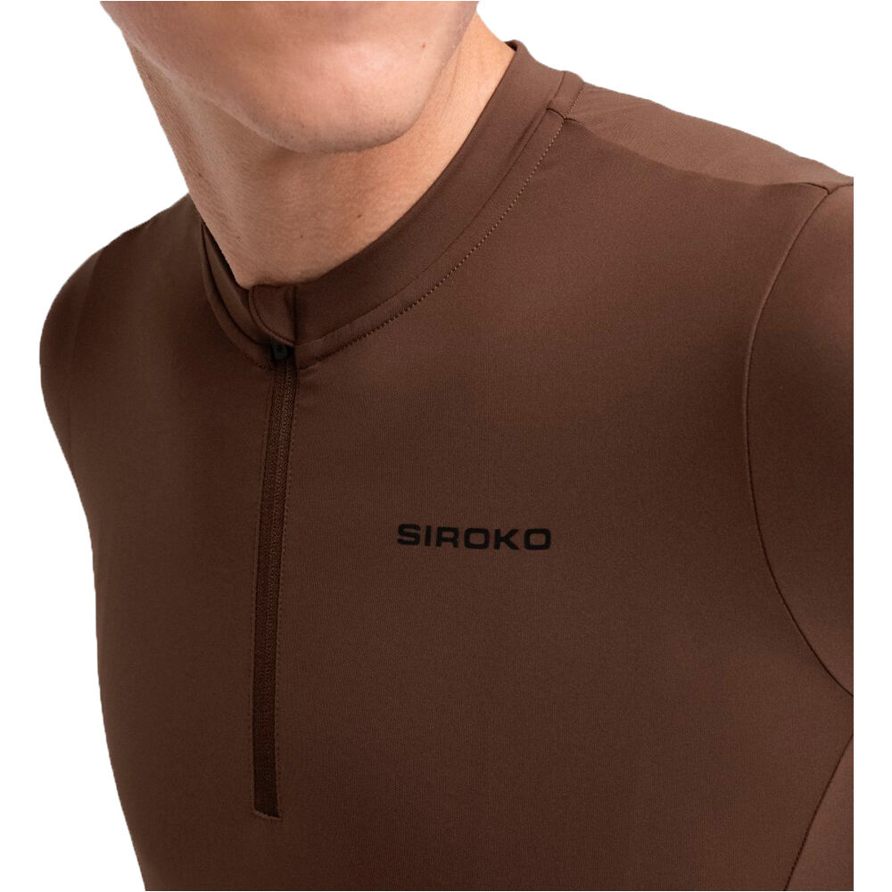 Siroko maillot manga corta hombre GM5 Terraquest vista detalle
