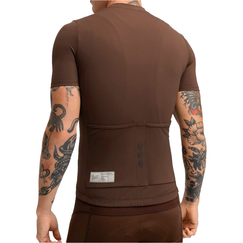 Siroko maillot manga corta hombre GM5 Terraquest vista trasera