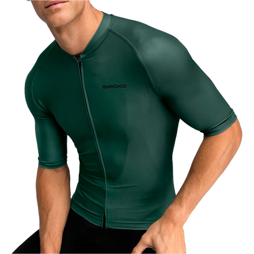 Siroko maillot manga corta hombre M2 Dirty Road vista frontal