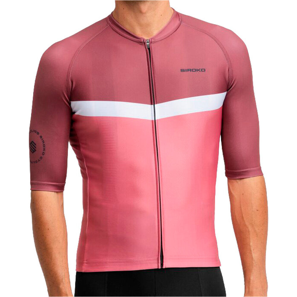 Siroko maillot manga corta hombre M2 Ezaro vista frontal