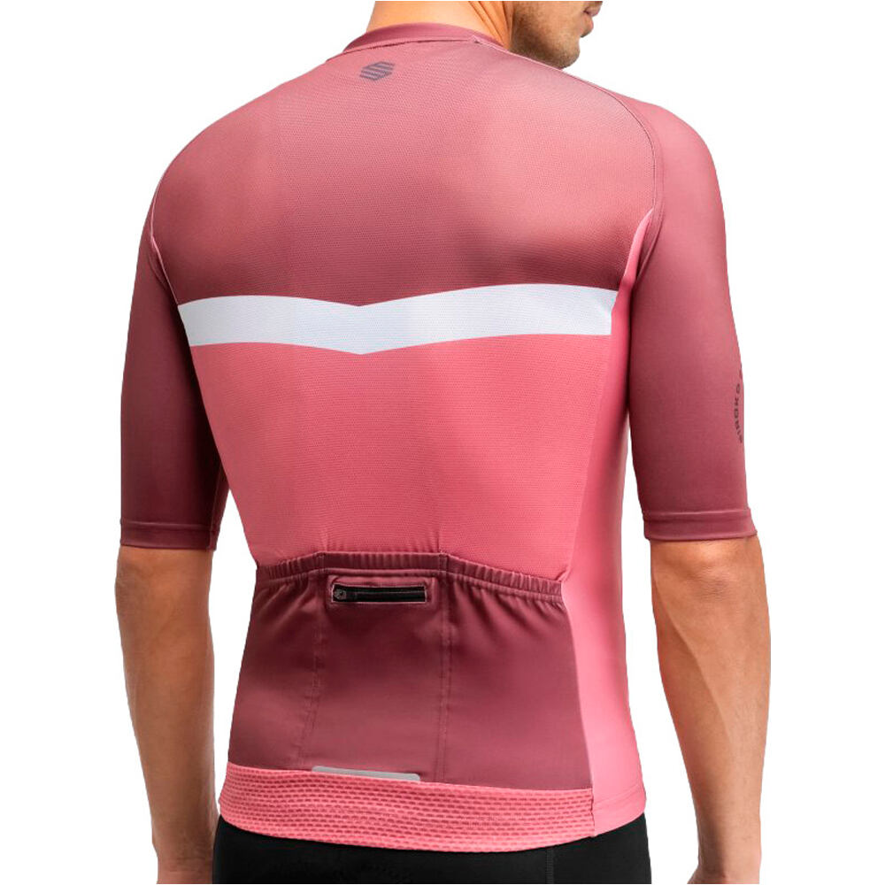 Siroko maillot manga corta hombre M2 Ezaro vista trasera