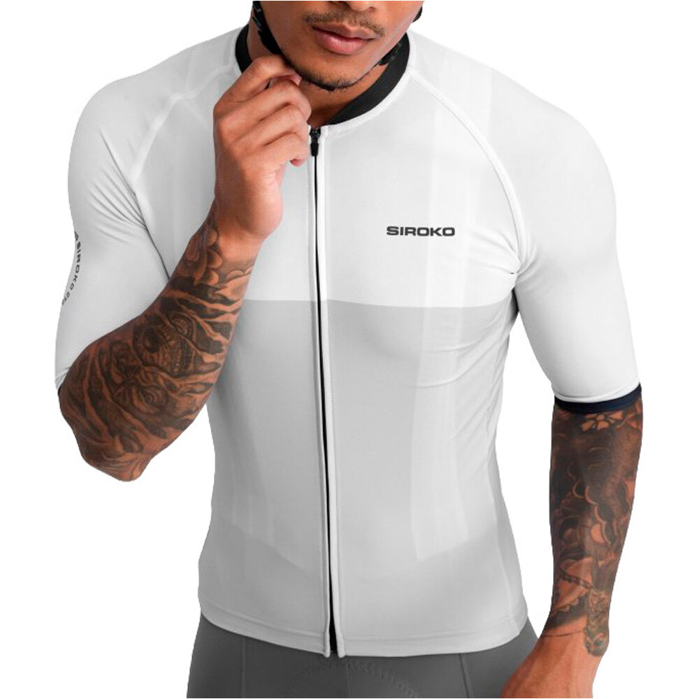 Siroko maillot manga corta hombre M2 Granfondo vista frontal