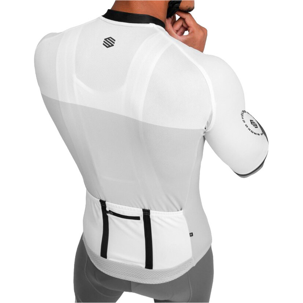 Siroko maillot manga corta hombre M2 Granfondo vista trasera