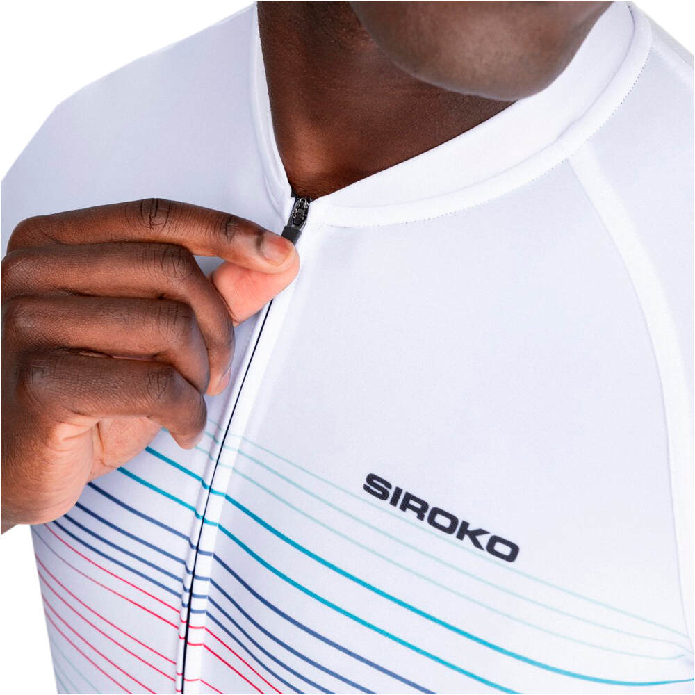 Siroko maillot manga corta hombre M2 Loud vista detalle
