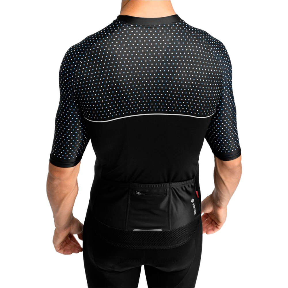 Siroko maillot manga corta hombre M2 Mount Evans vista trasera