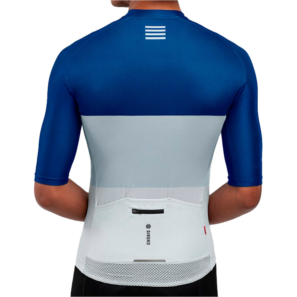 Siroko maillot manga corta hombre M2 Riedberg vista trasera