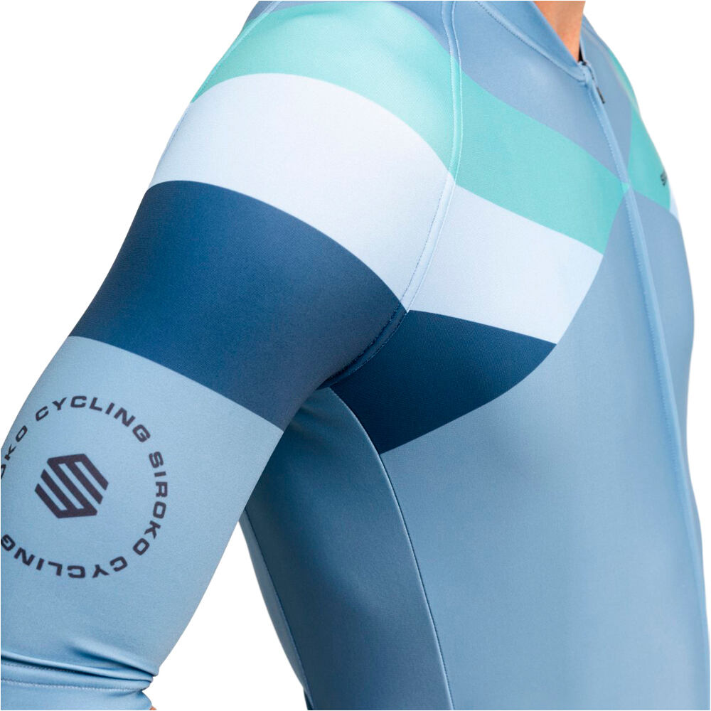 Siroko maillot manga corta hombre M2 Susten vista detalle