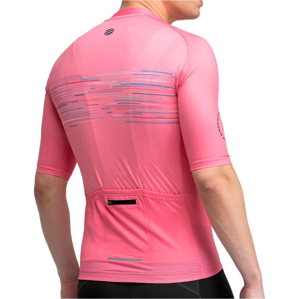 Siroko maillot manga corta hombre M2 Toscano vista trasera
