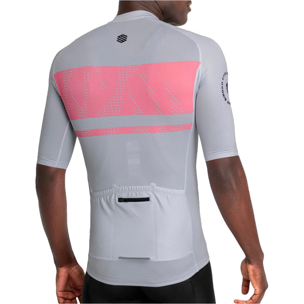 Siroko maillot manga corta hombre M3 Cadence vista trasera