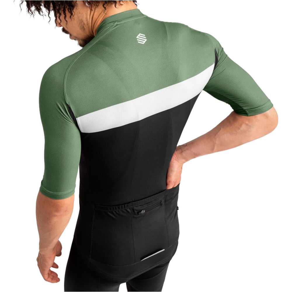 Siroko maillot manga corta hombre M3 Grand Master vista trasera