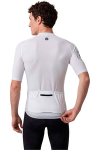 Siroko maillot manga corta hombre M3 NRC White vista trasera