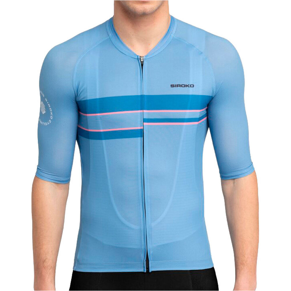 Siroko maillot manga corta hombre M3 Vista vista frontal