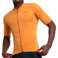 Siroko maillot manga corta hombre M6R Apricot vista frontal