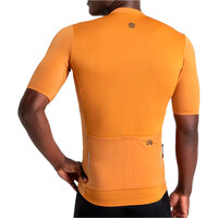 Siroko maillot manga corta hombre M6R Apricot vista trasera
